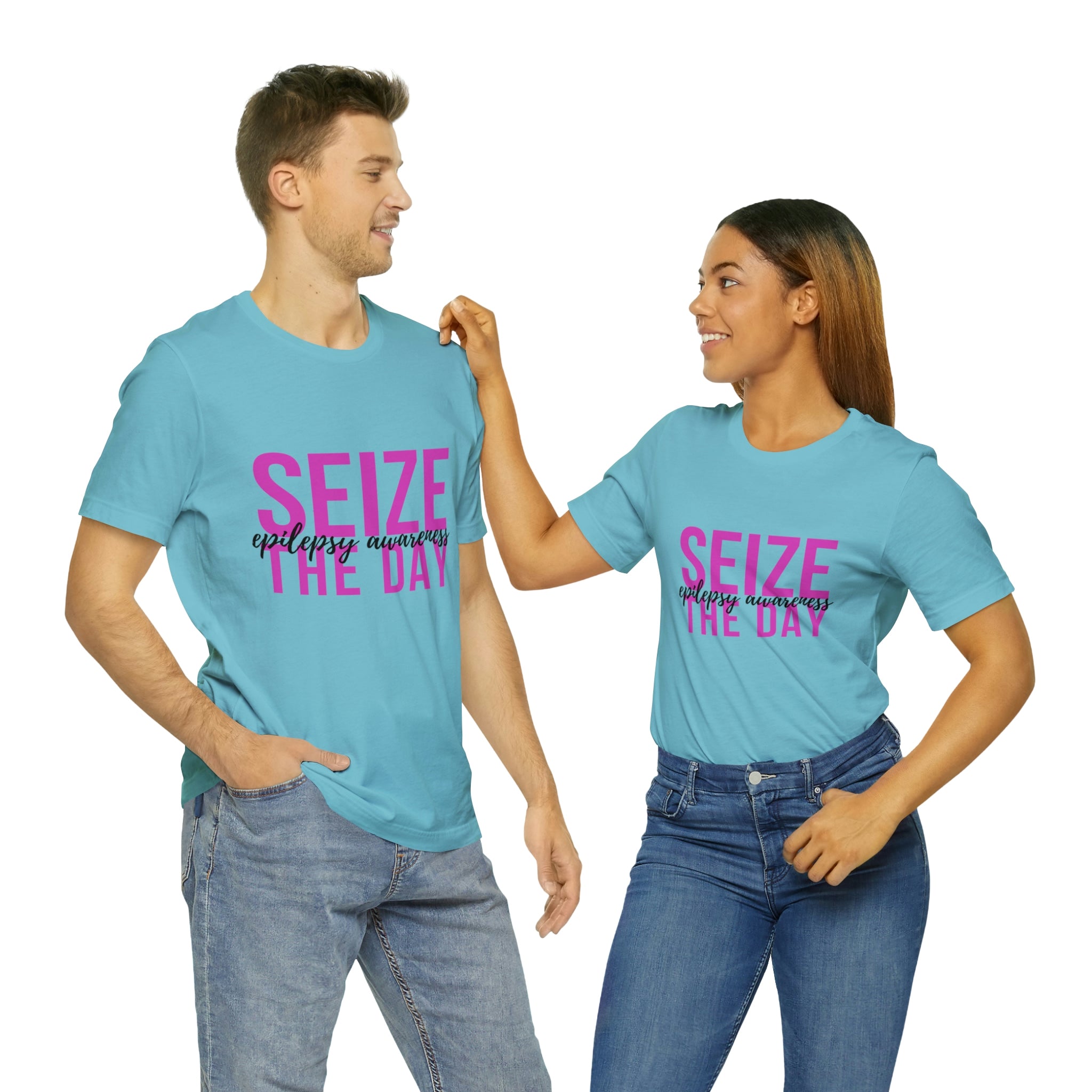 Seize The Day Epilepsy Awareness - Unisex Jersey Short Sleeve Tee