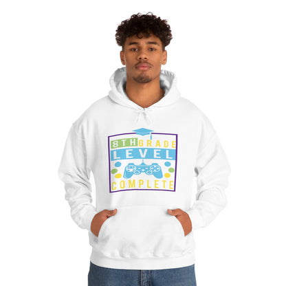 8th Grade Level Complete - Unisex Heavy Blend™ Hooded Sweatshirt