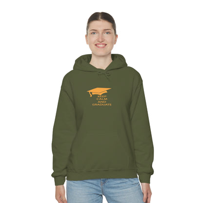 Keep Calm And Graduate - Unisex Heavy Blend™ Hooded Sweatshirt