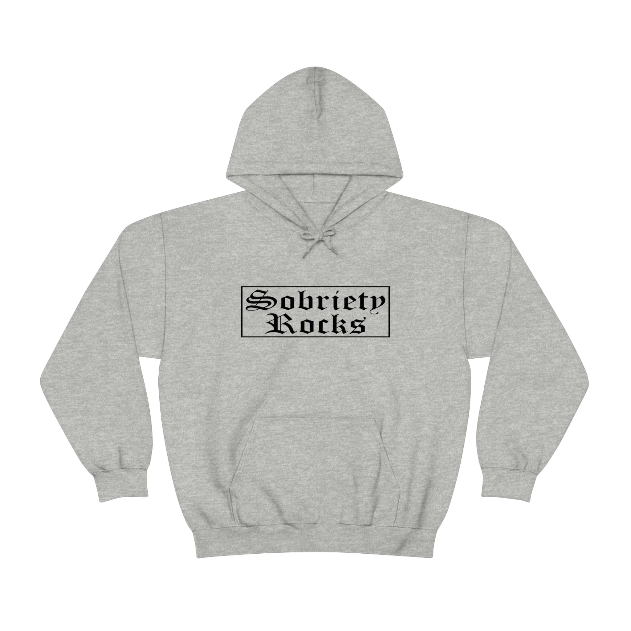 Sobriety Rocks - Unisex Heavy Blend™ Hooded Sweatshirt