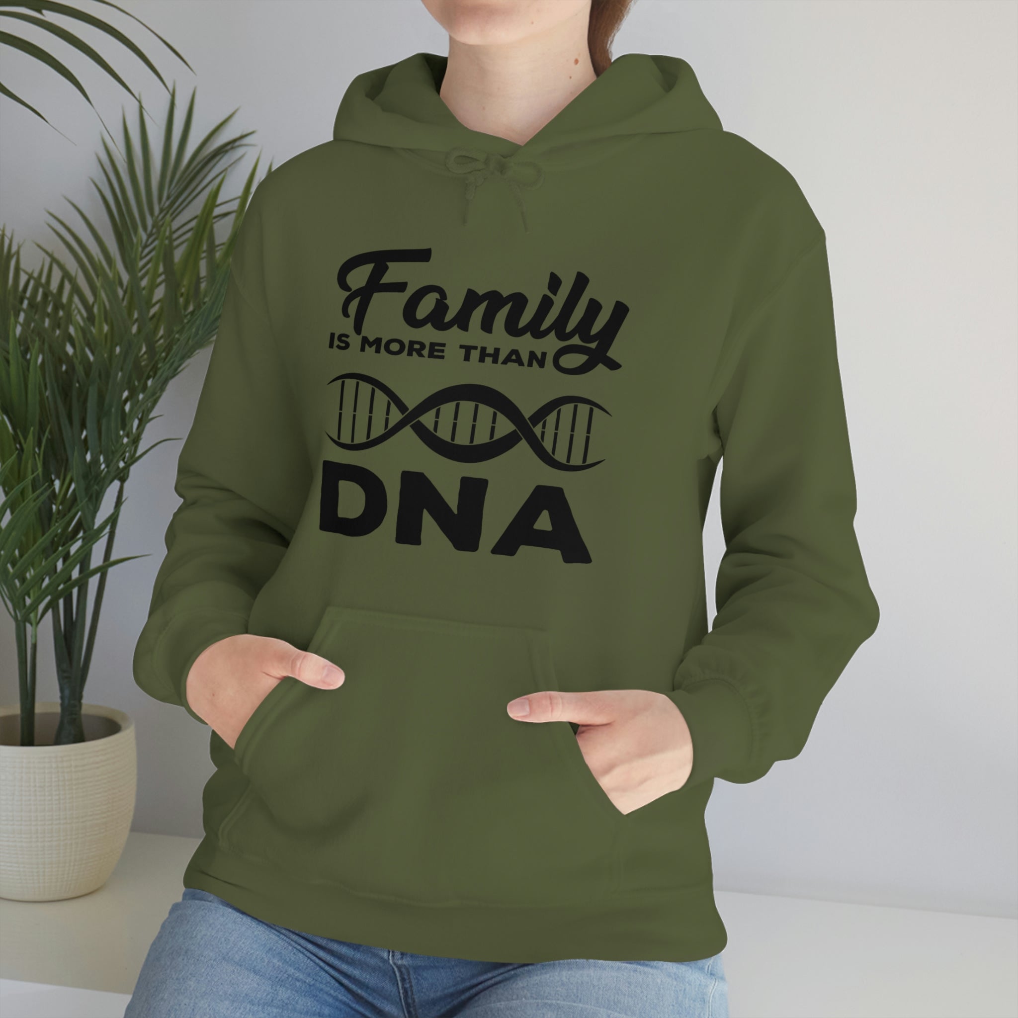 Family Is More Than DNA - Unisex Heavy Blend™ Hooded Sweatshirt