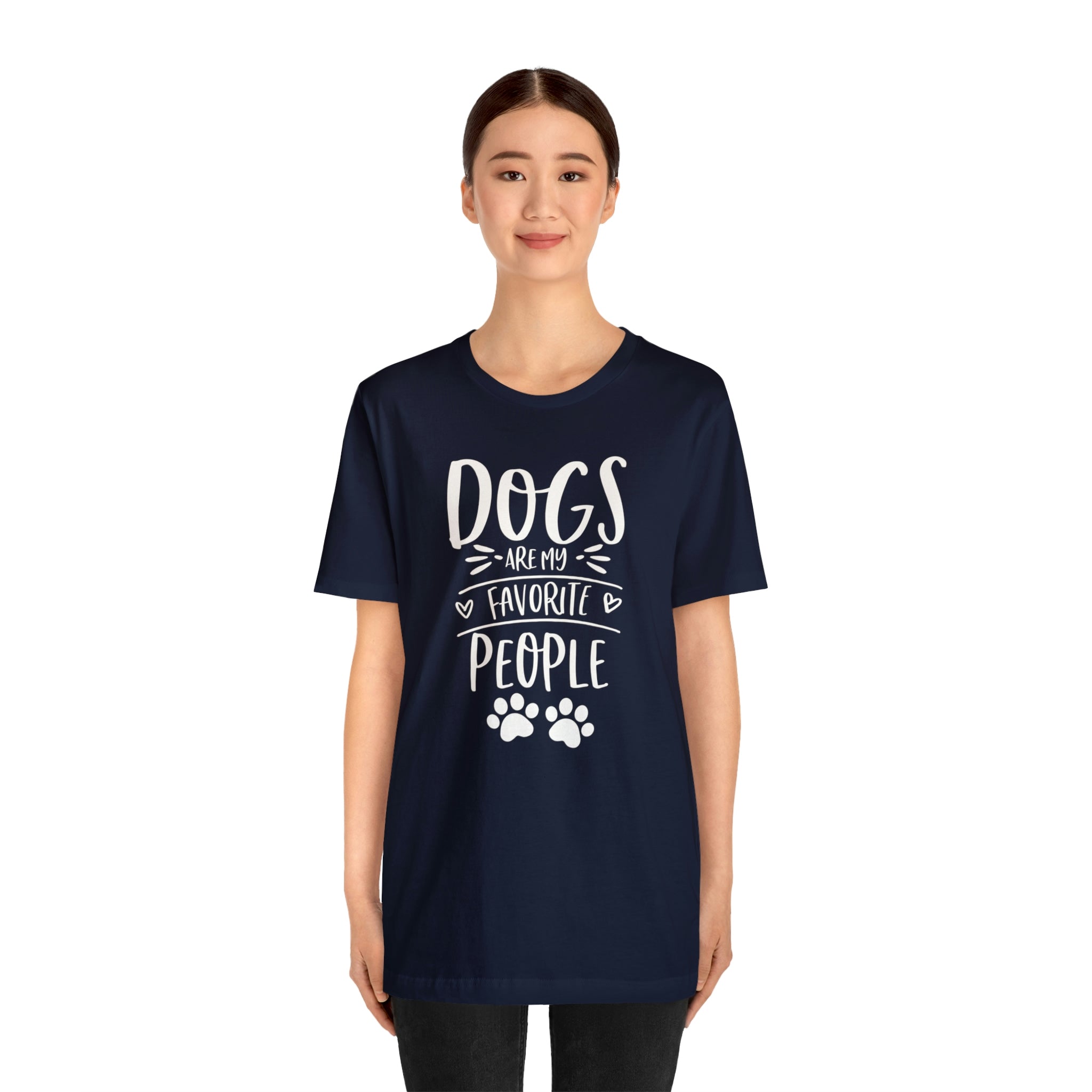 Dogs Are My Favorite People - Unisex Jersey Short Sleeve Tee