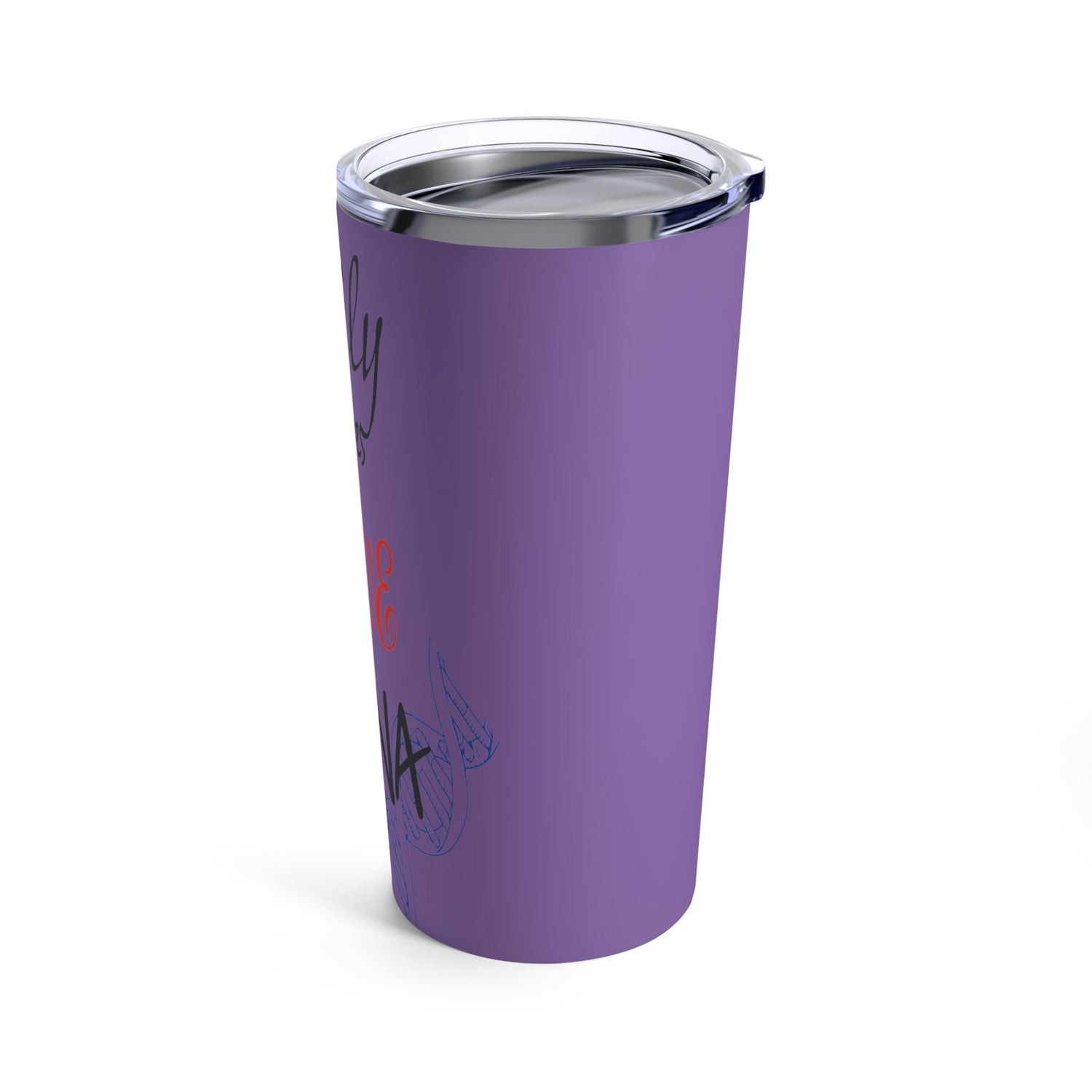 Family Requires Love Not DNA - Purple Tumbler 20oz