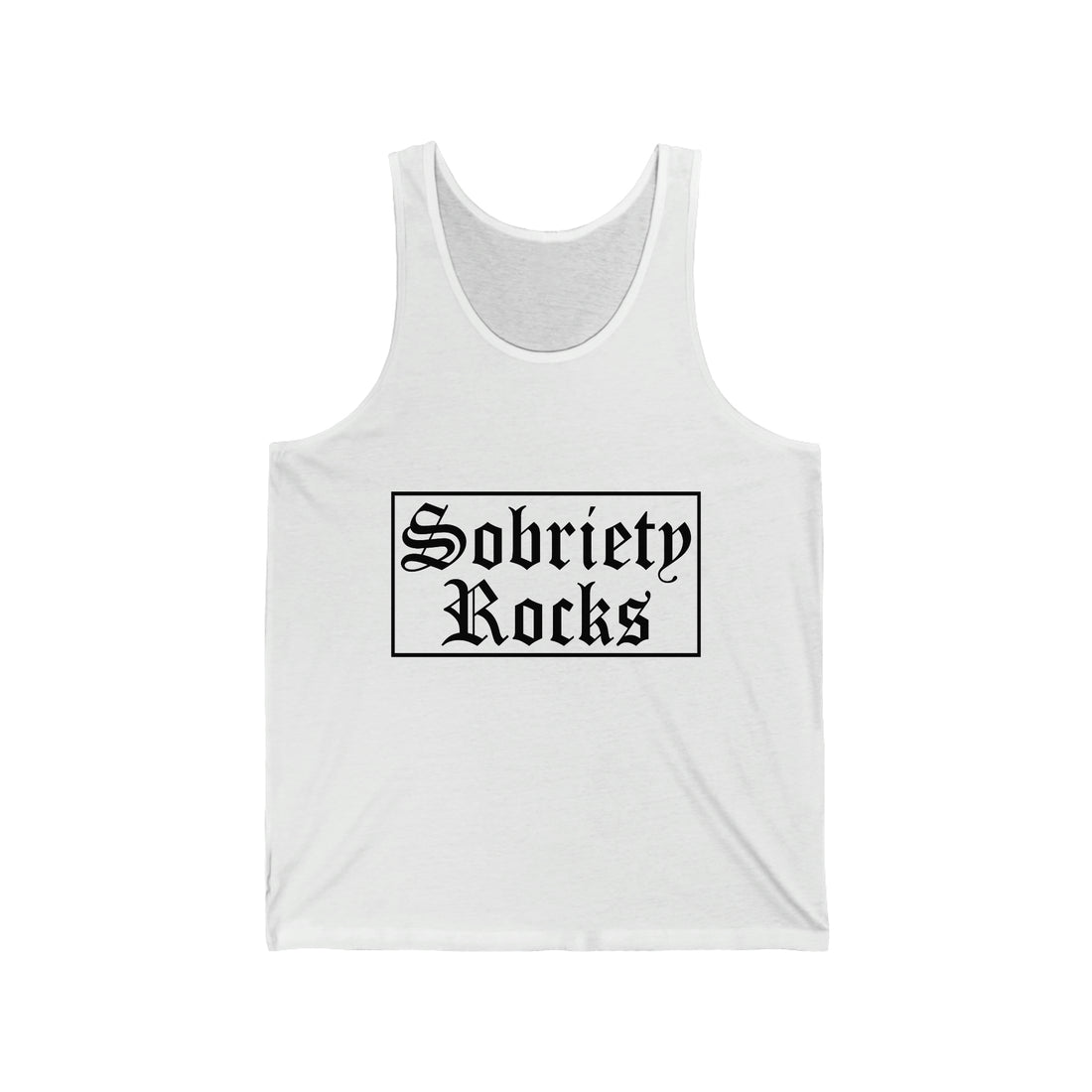 Sobriety Rocks - Unisex Jersey Tank Top