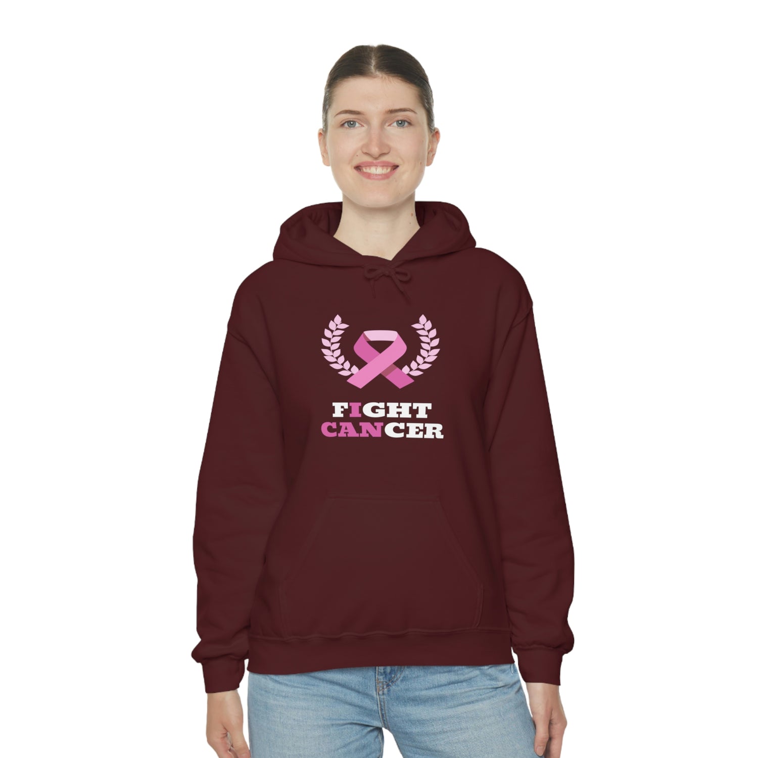 Fight Cancer I Can - Unisex Heavy Blend™ Hooded Sweatshirt