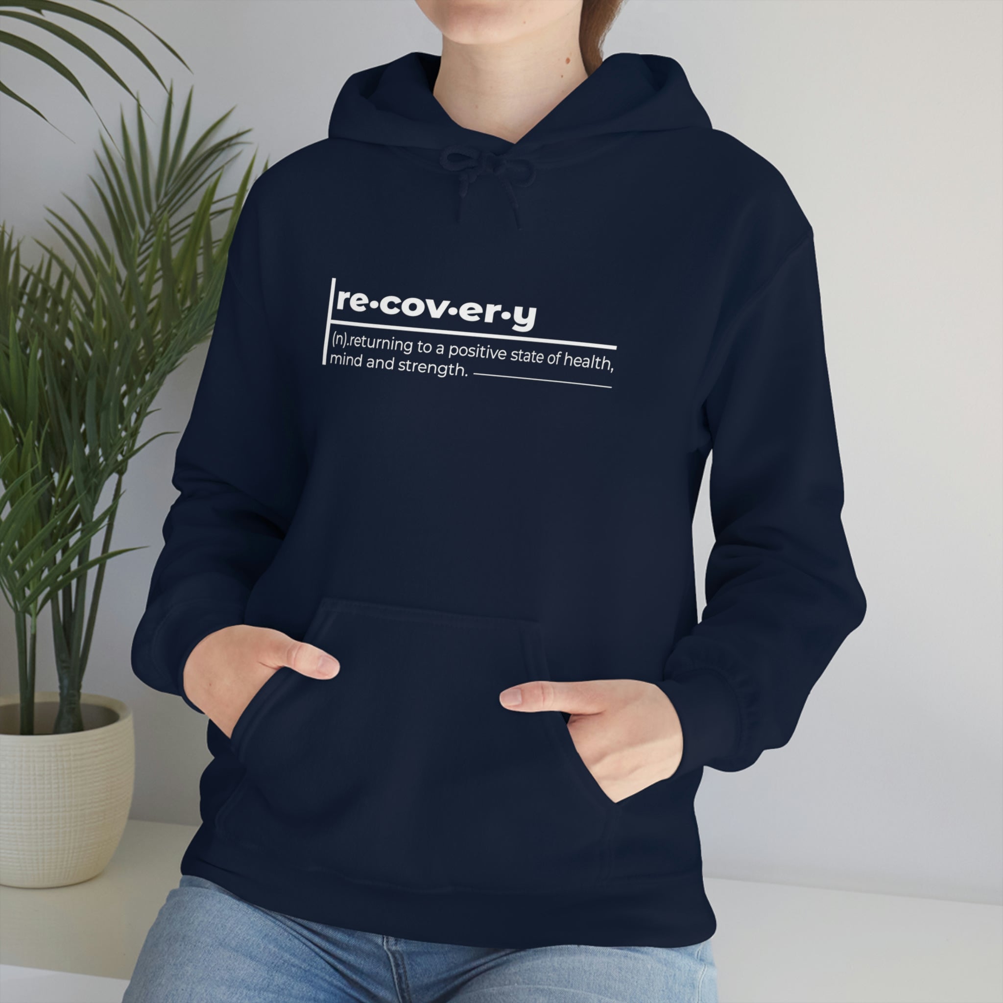 Recovery Definition - Unisex Heavy Blend™ Hooded Sweatshirt