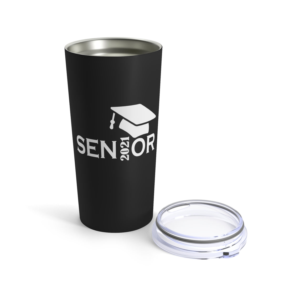 Senior Cap With Class Year Customizable - Tumbler 20oz