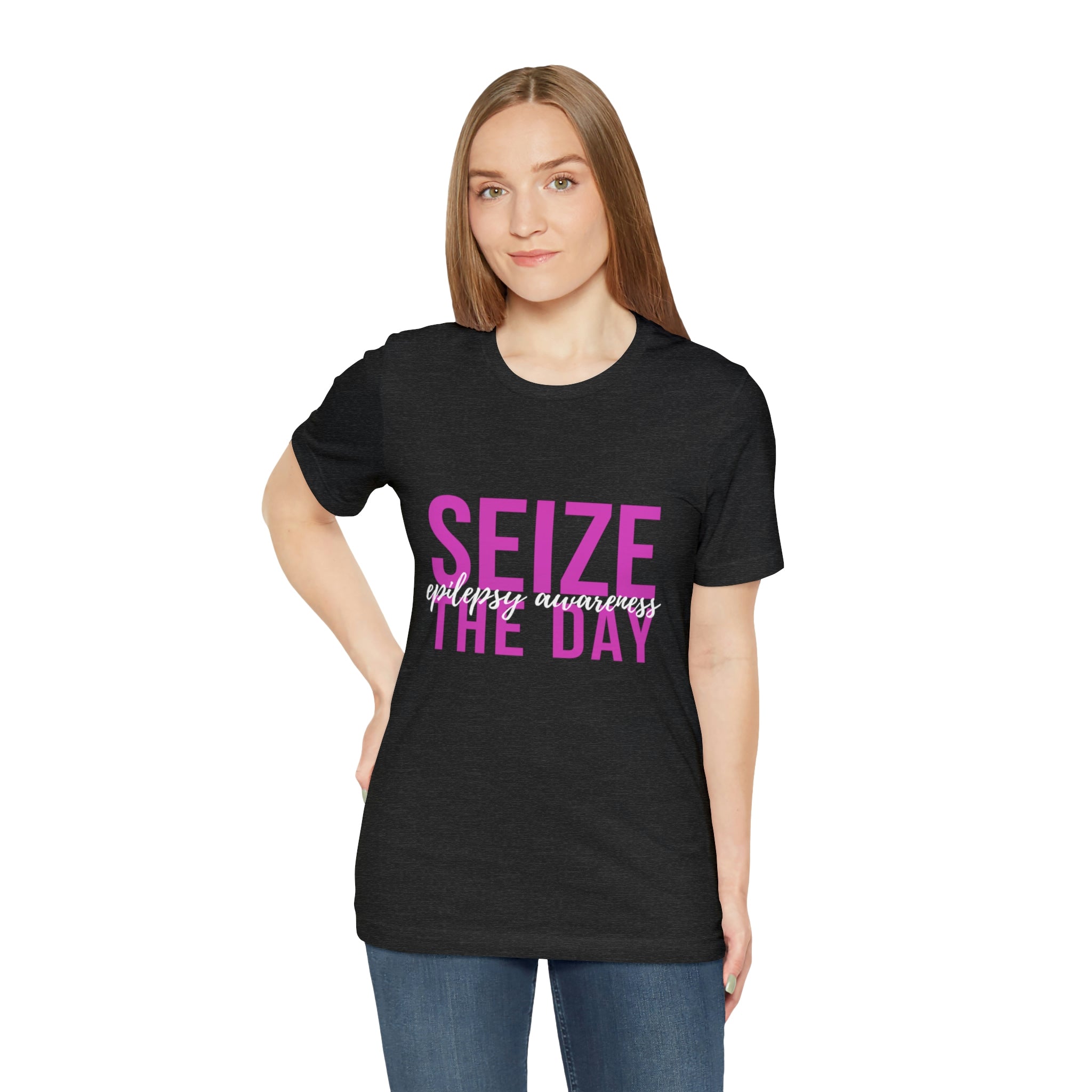 Seize The Day Epilepsy Awareness - Unisex Jersey Short Sleeve Tee