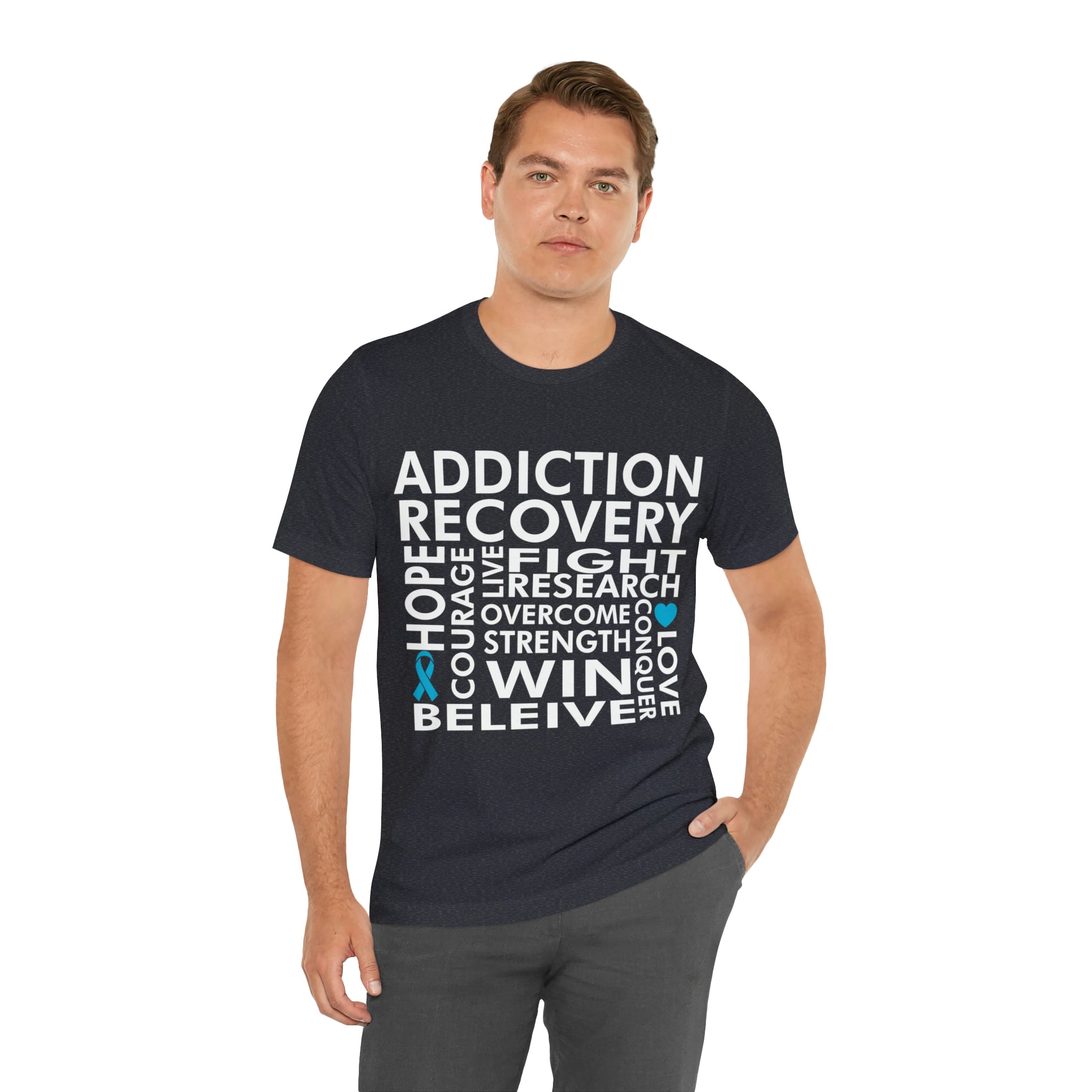 Addiction Recovery - Unisex Jersey Short Sleeve Tee