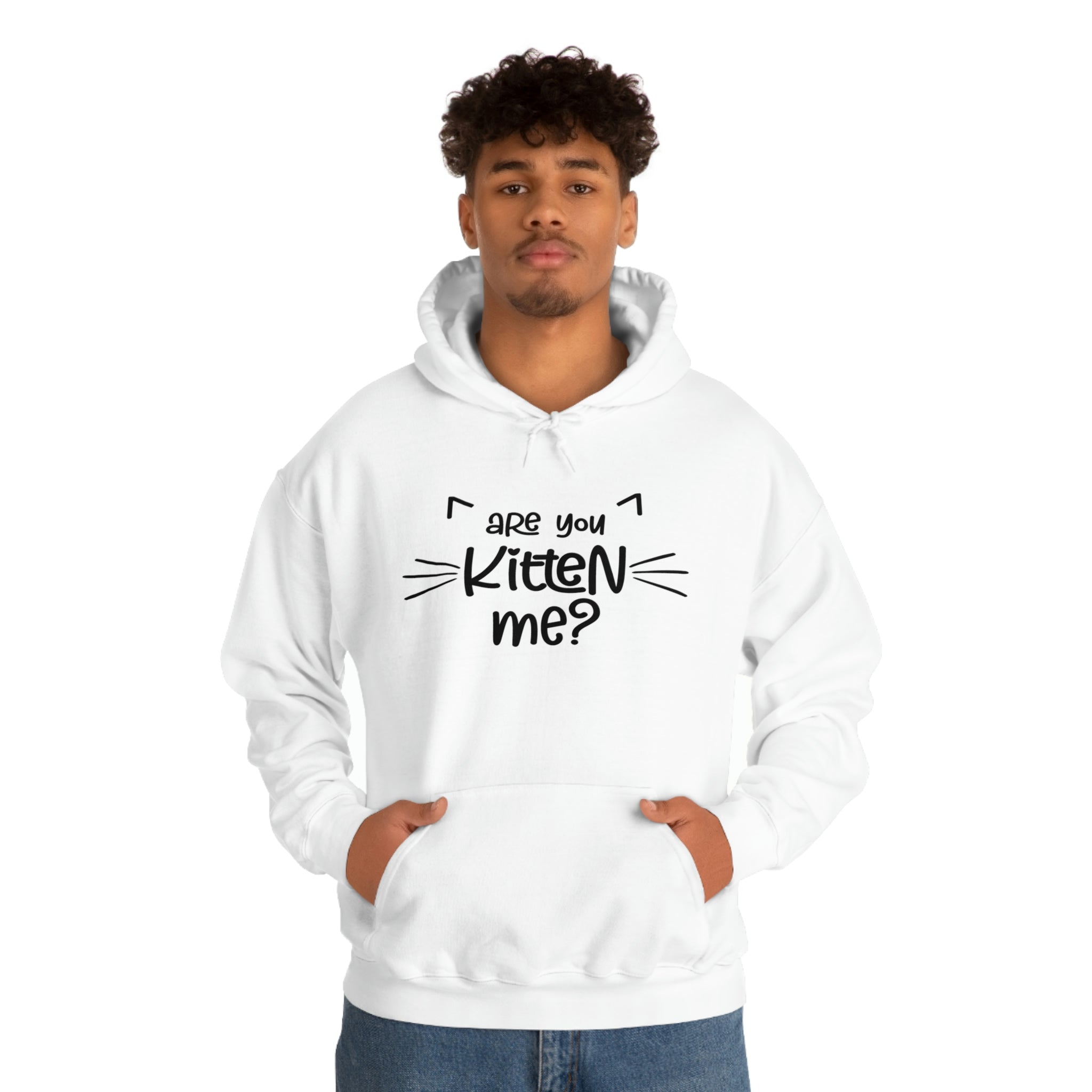 Are You Kitten Me - Unisex Heavy Blend™ Hooded Sweatshirt